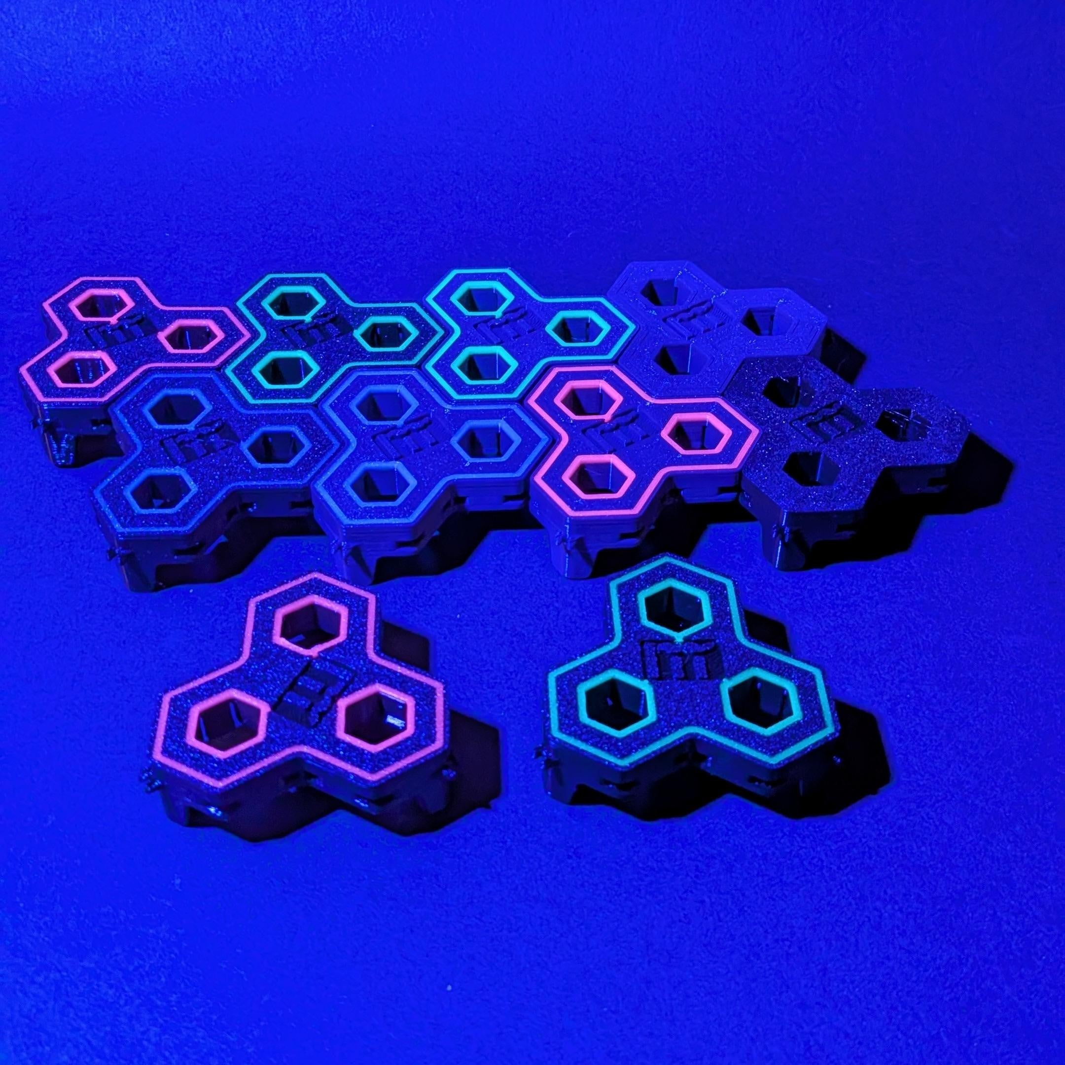 3 Stück 3-fach Reef-Grid, Gitter für Reef-Plugs Pin 13mm