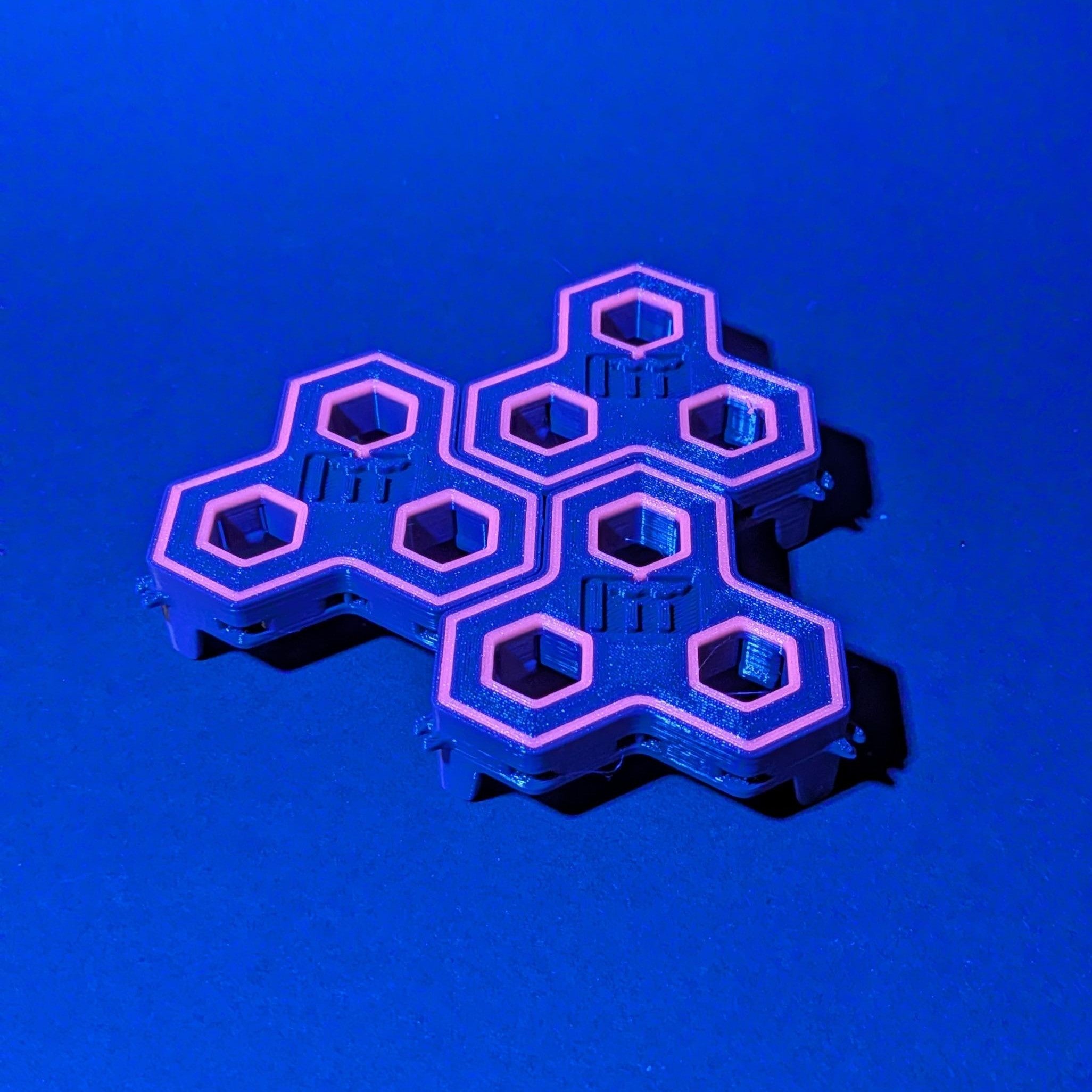 3 Stück 3-fach Reef-Grid, Gitter für Reef-Plugs Pin 13mm
