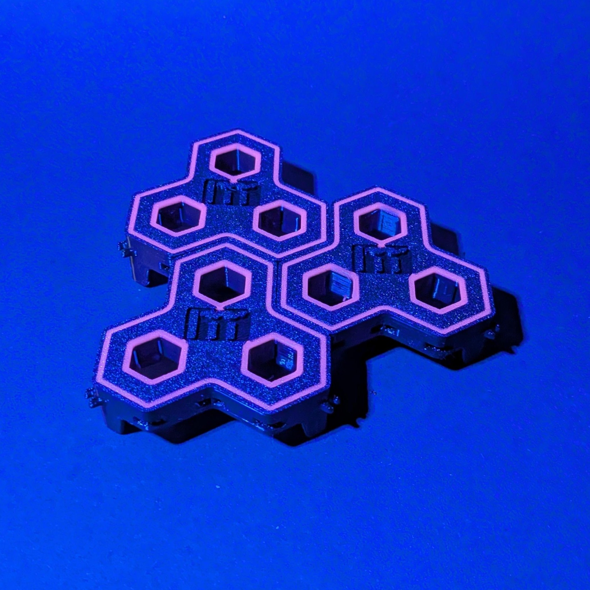 3 Stück 3-fach Reef-Grid, Gitter für Reef-Plugs Pin 13mm