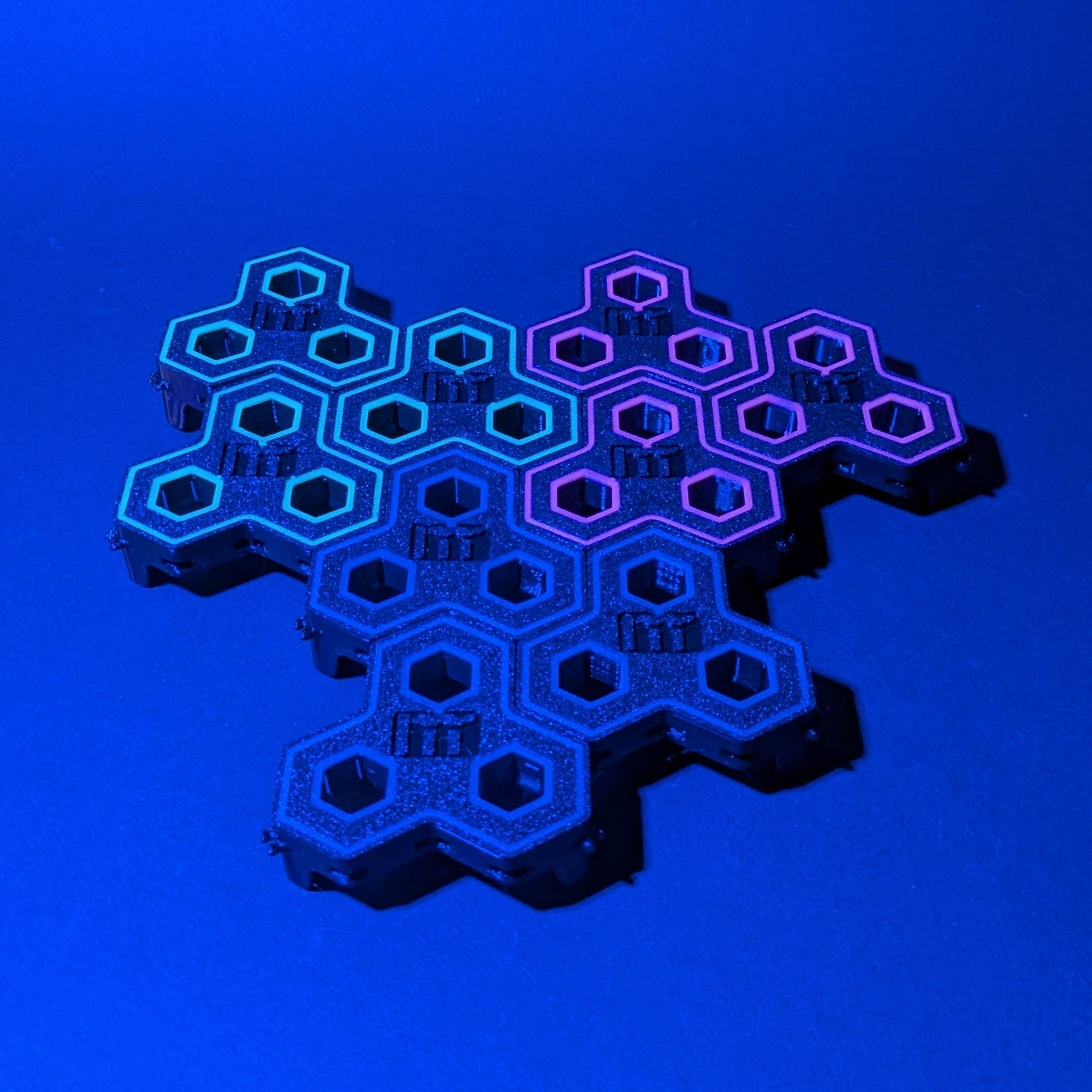 3 Stück 3-fach Reef-Grid, Gitter für Reef-Plugs Pin 13mm