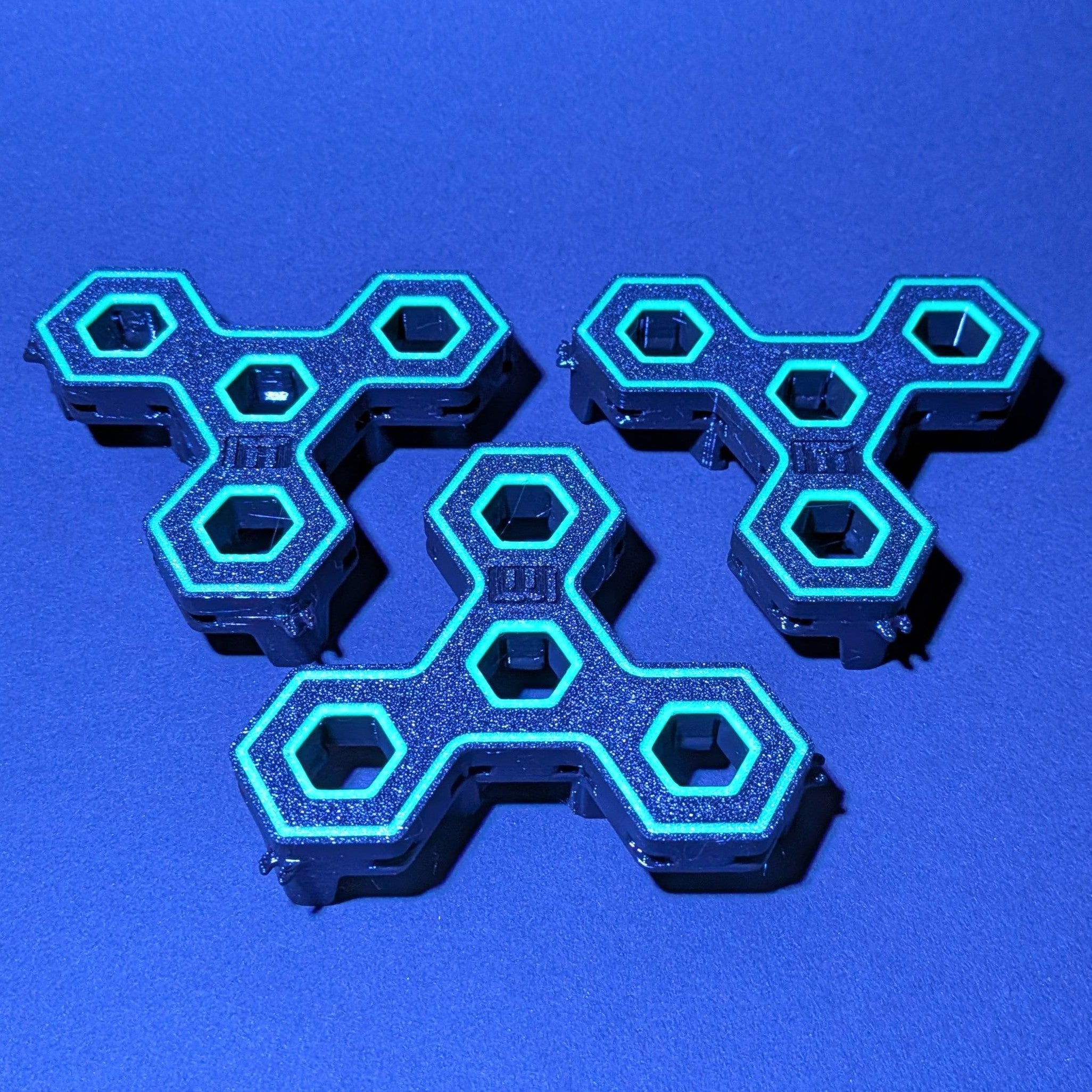 3 Stück 4-fach Reef-Grid, Gitter für Reef-Plugs Pin 13mm
