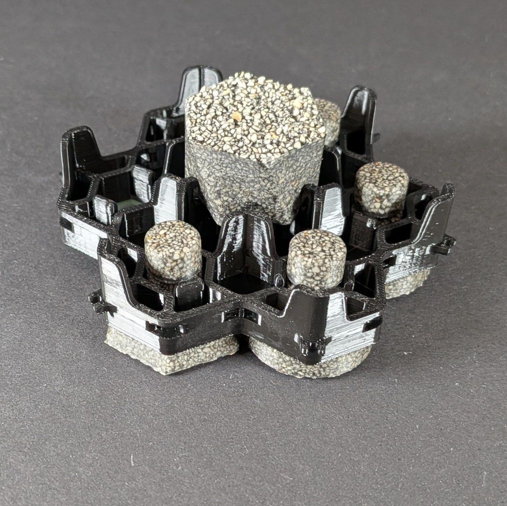 2 Stück 7-fach Reef-Grid, Gitter für Reef-Plugs Pin 13mm