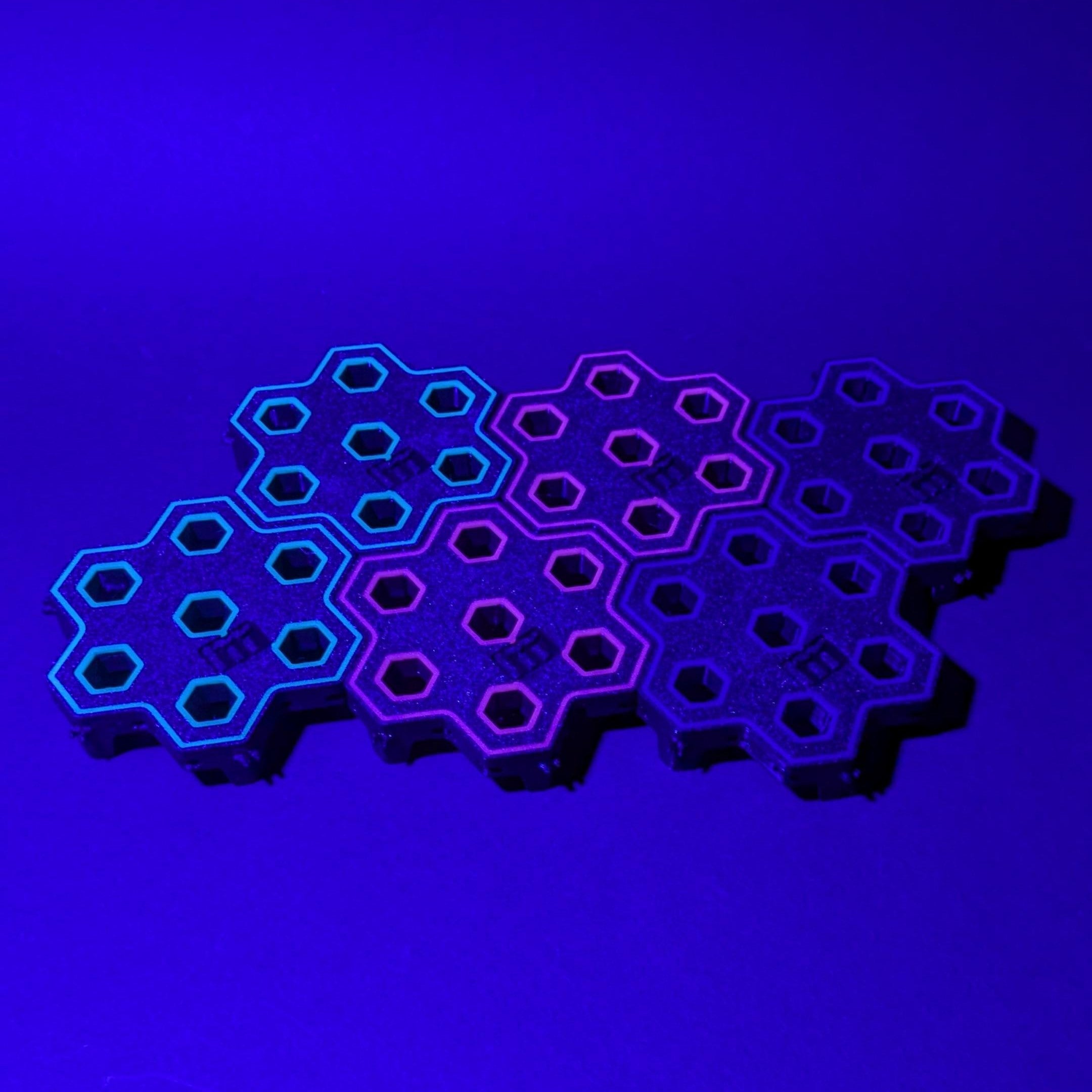2 Stück 7-fach Reef-Grid, Gitter für Reef-Plugs Pin 13mm