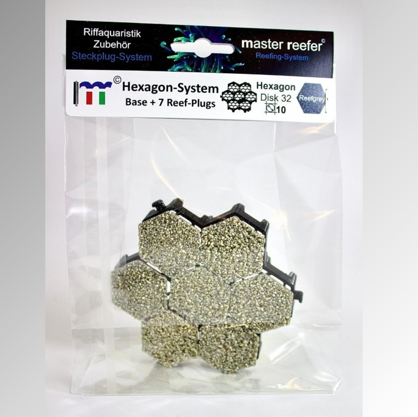 Hexagon Reef-Plug System 32mm // Pin 10
