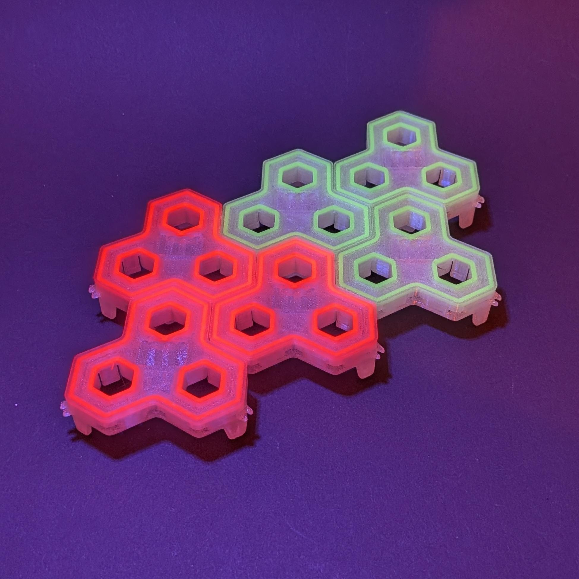 3 Stück 3-fach Reef-Grid, Gitter für Reef-Plugs Pin 13mm