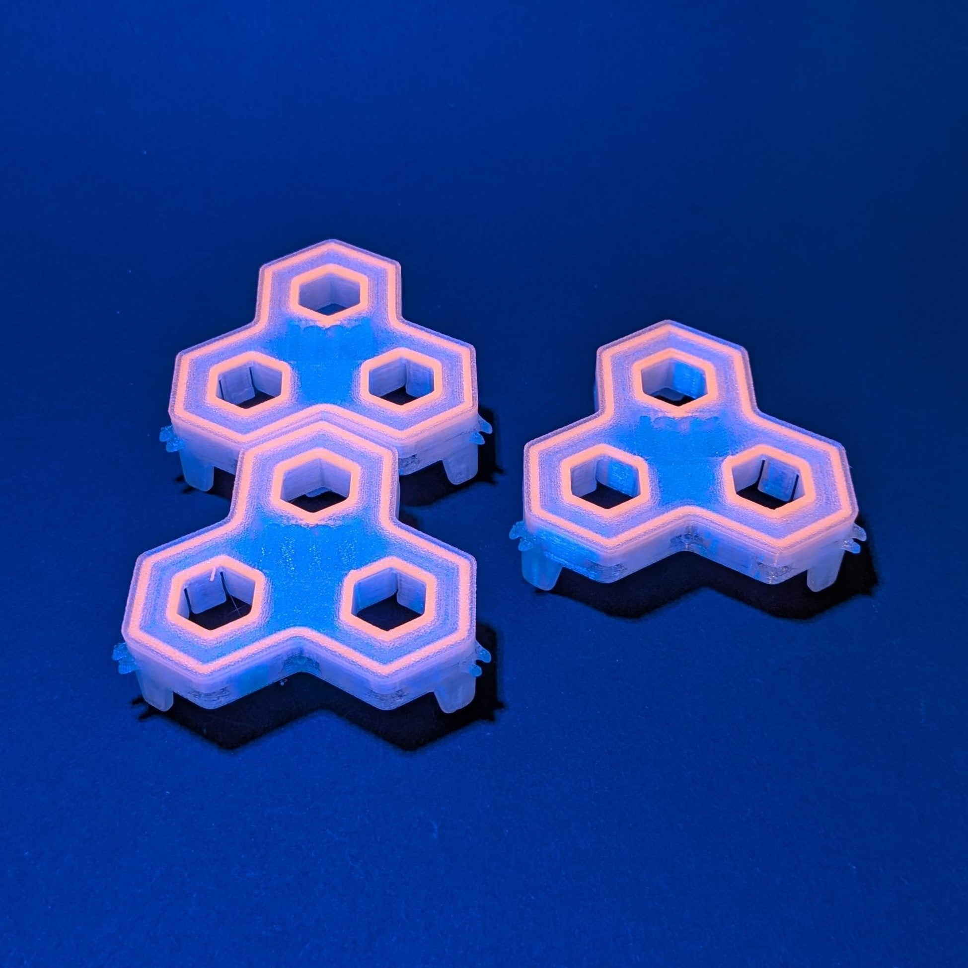 3 Stück 3-fach Reef-Grid, Gitter für Reef-Plugs Pin 13mm