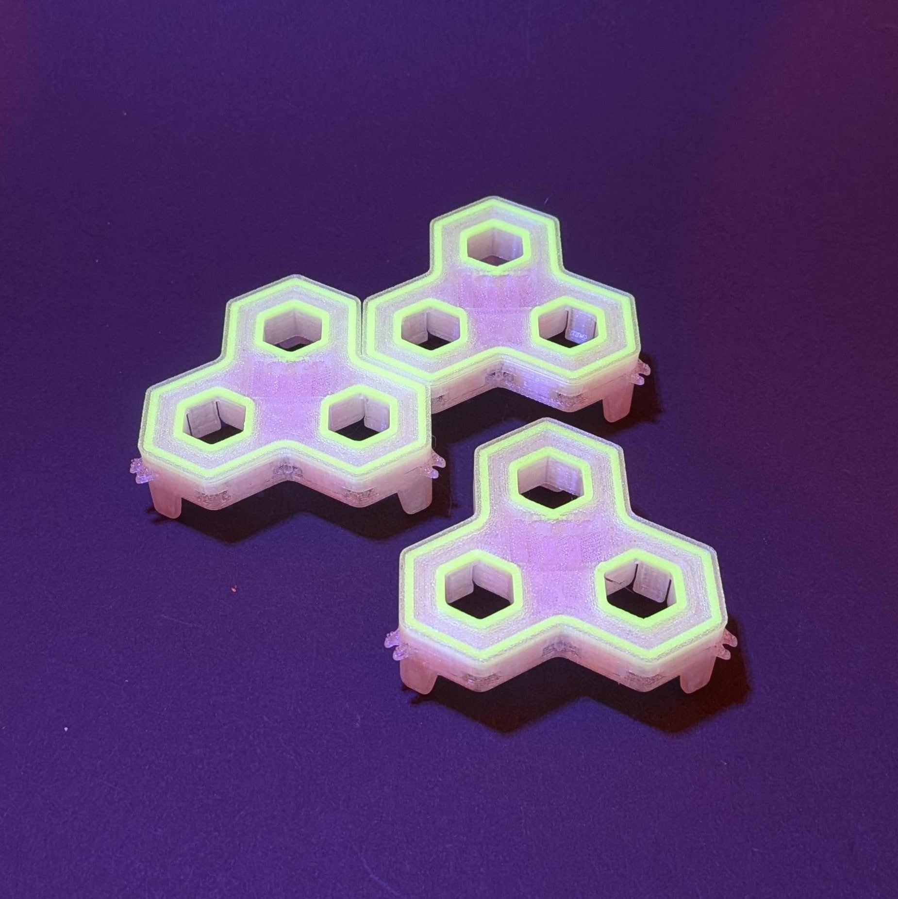 3 Stück 3-fach Reef-Grid, Gitter für Reef-Plugs Pin 13mm