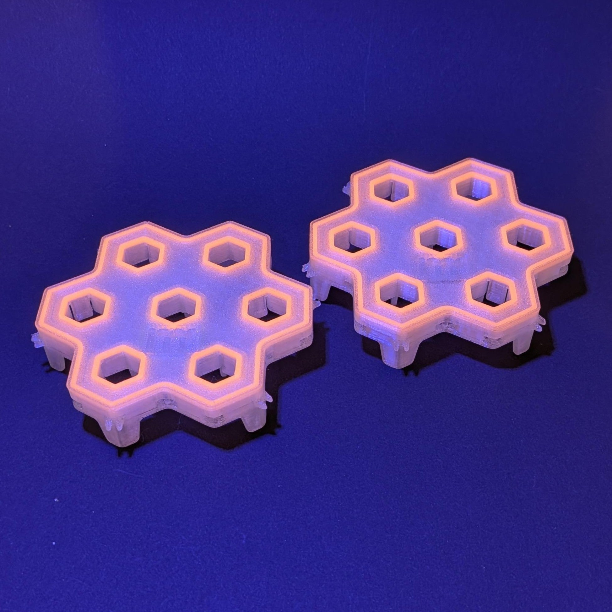 2 Stück 7-fach Reef-Grid, Gitter für Reef-Plugs Pin 13mm