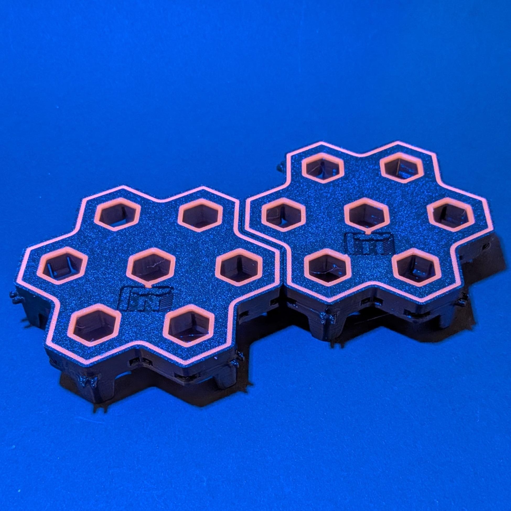 2 Stück 7-fach Reef-Grid, Gitter für Reef-Plugs Pin 13mm