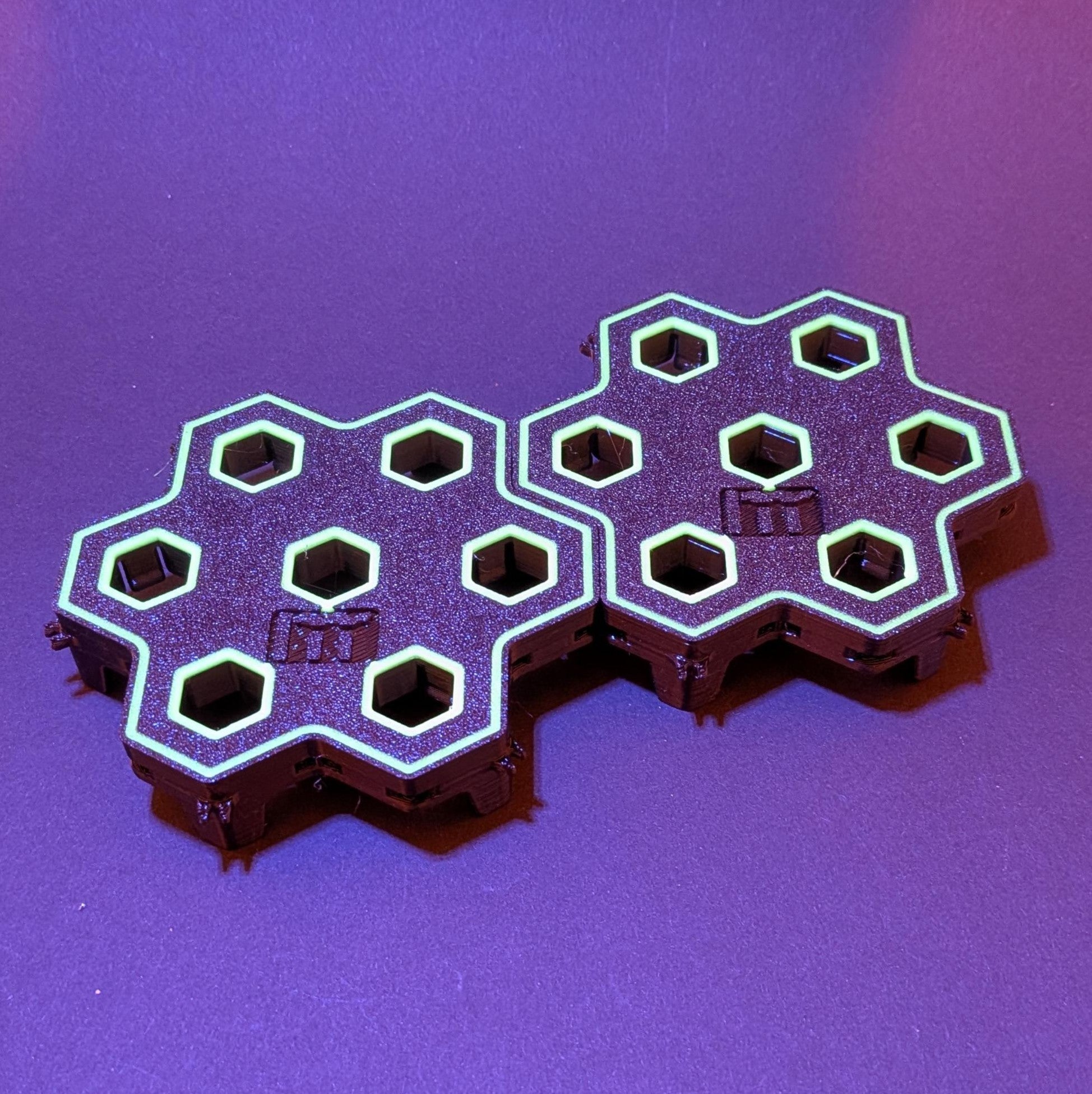 2 Stück 7-fach Reef-Grid, Gitter für Reef-Plugs Pin 13mm
