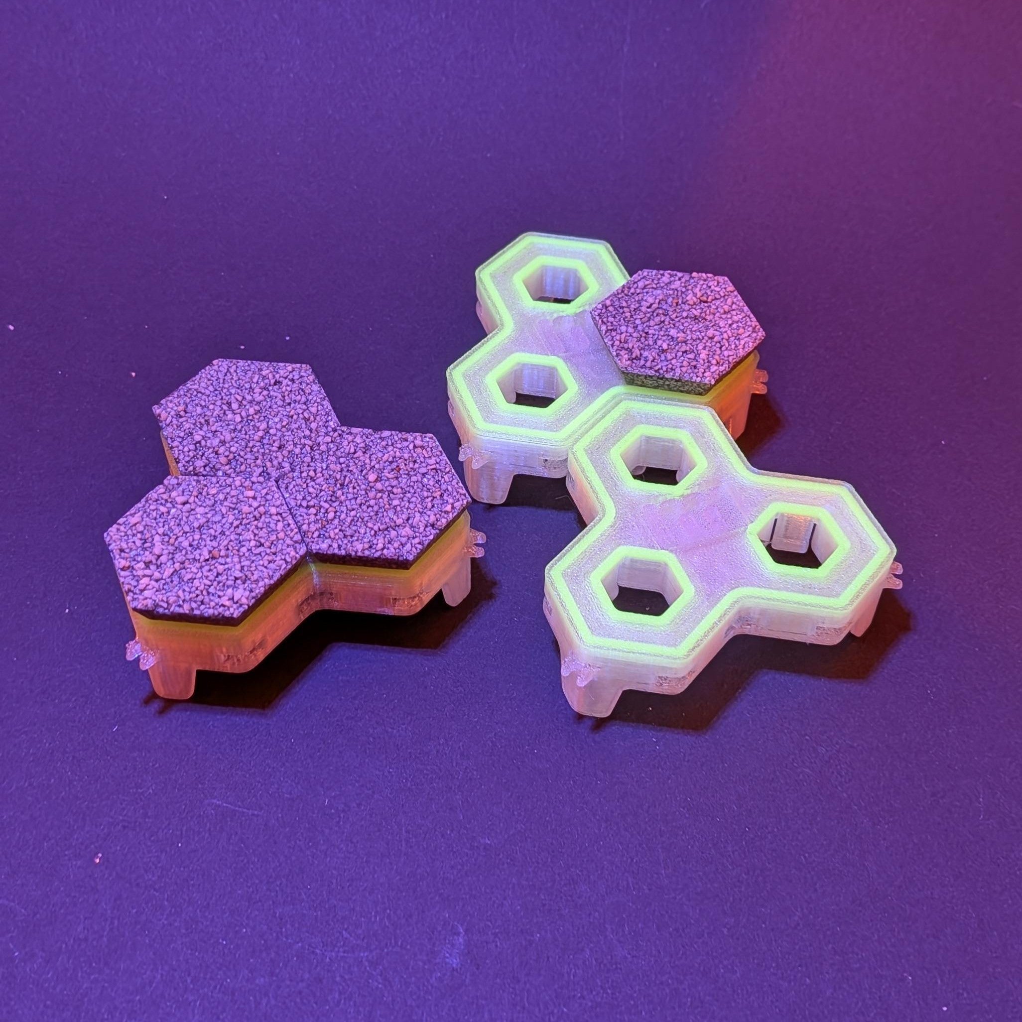 3 Stück 3-fach Reef-Grid, Gitter für Reef-Plugs Pin 13mm