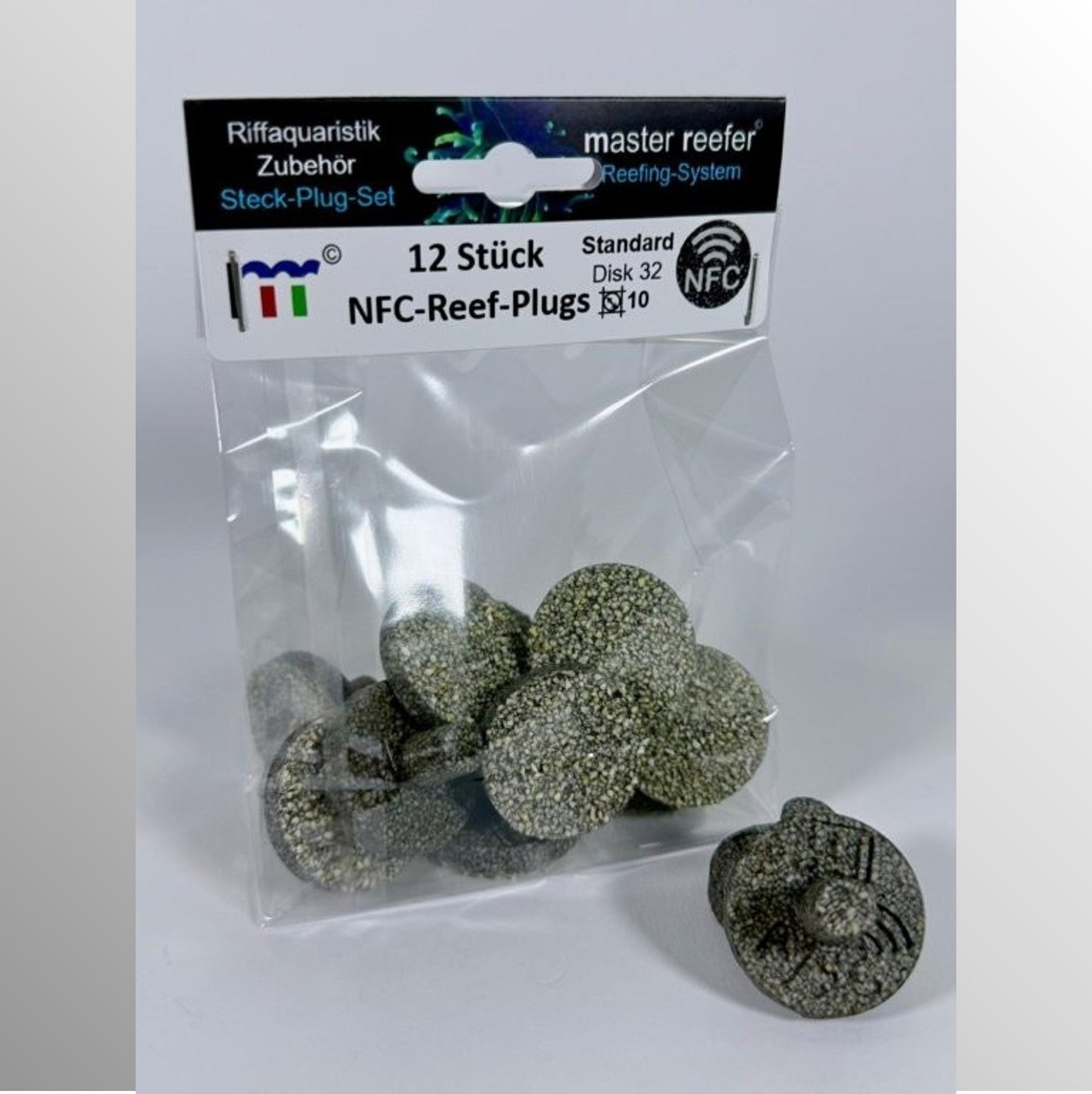 NFC Reef-Plugs 32mm // Pin 10/13mm inkl. Adapter