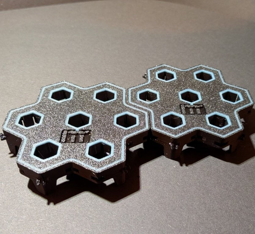 2 Stück 7-fach Reef-Grid, Gitter für Reef-Plugs Pin 13mm