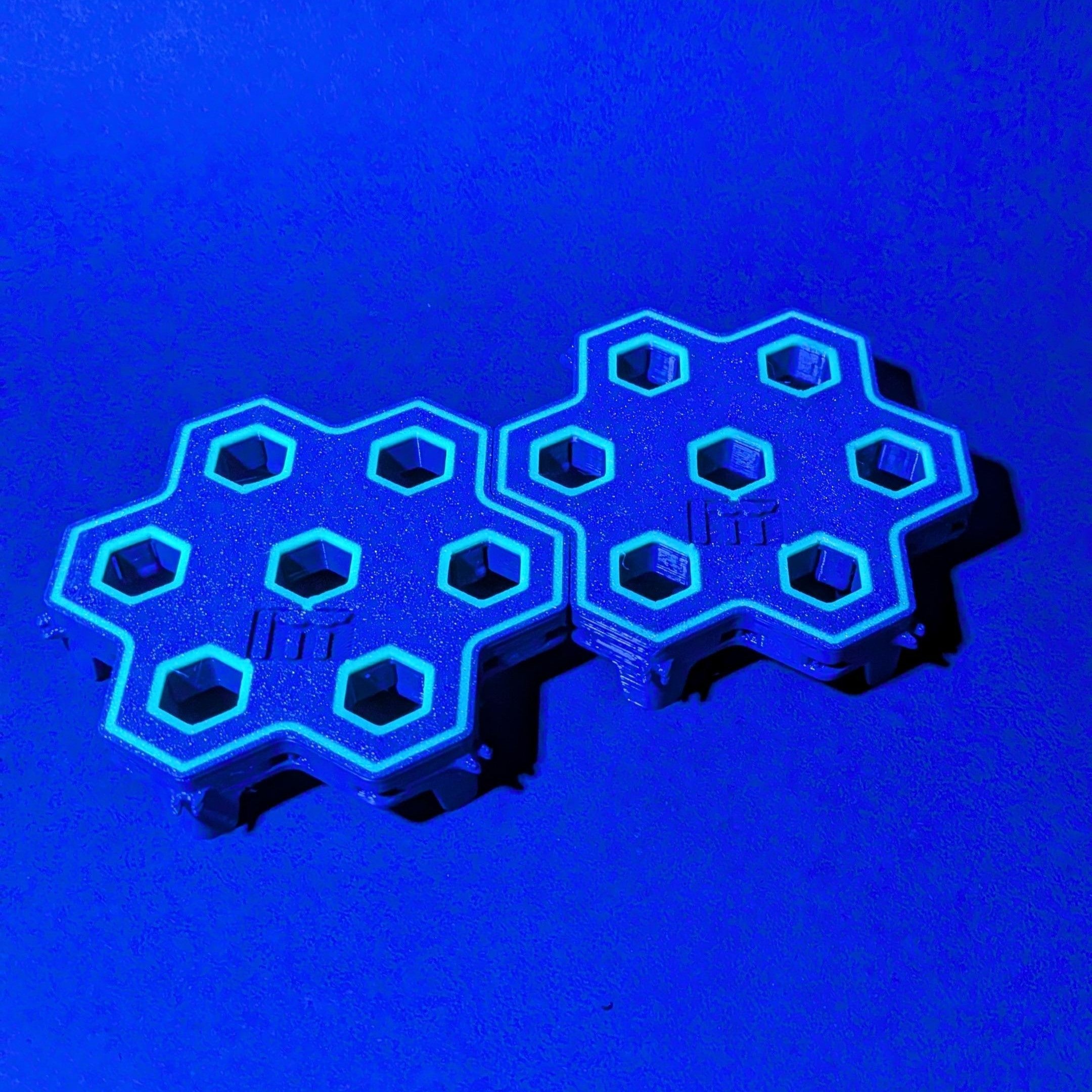 2 Stück 7-fach Reef-Grid, Gitter für Reef-Plugs Pin 13mm