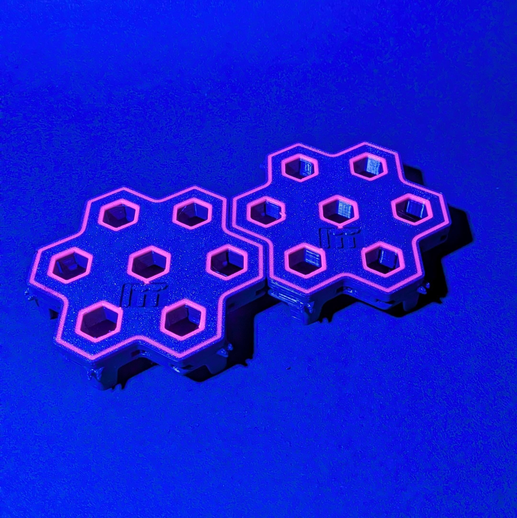 2 Stück 7-fach Reef-Grid, Gitter für Reef-Plugs Pin 13mm