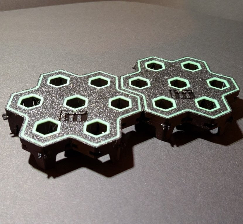 2 Stück 7-fach Reef-Grid, Gitter für Reef-Plugs Pin 13mm