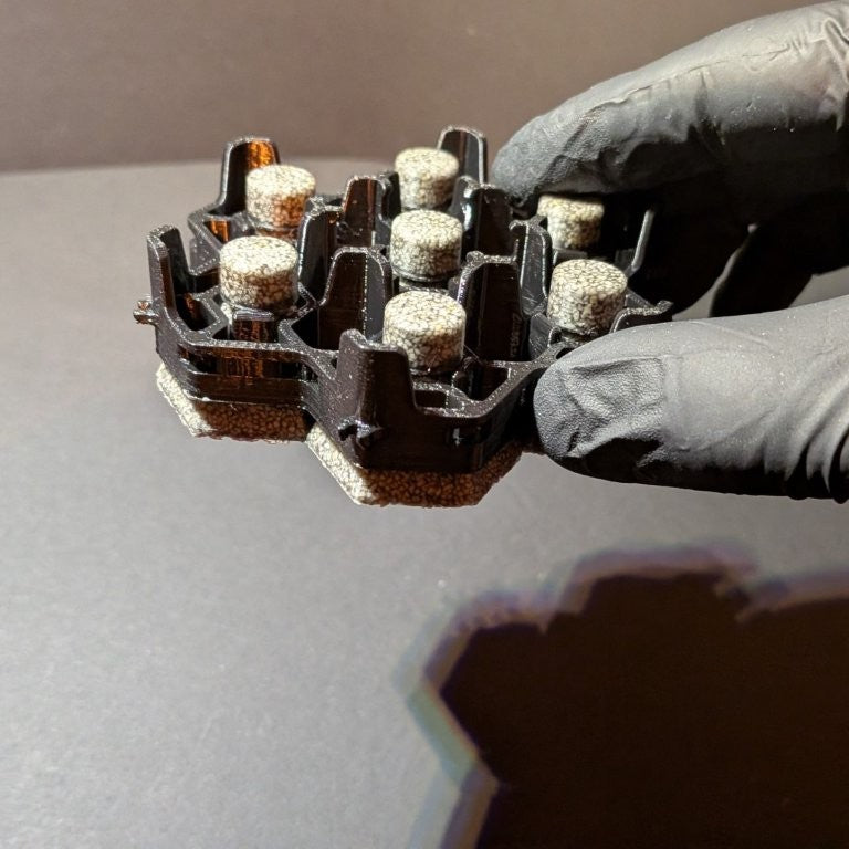 2 Stück 7-fach Reef-Grid, Gitter für Reef-Plugs Pin 13mm