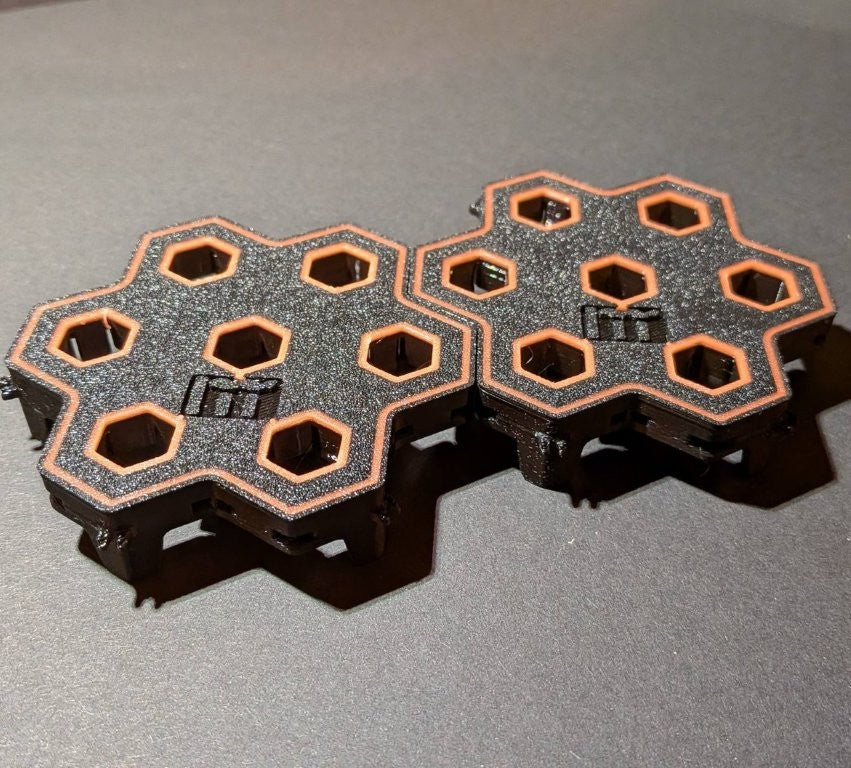 2 Stück 7-fach Reef-Grid, Gitter für Reef-Plugs Pin 13mm