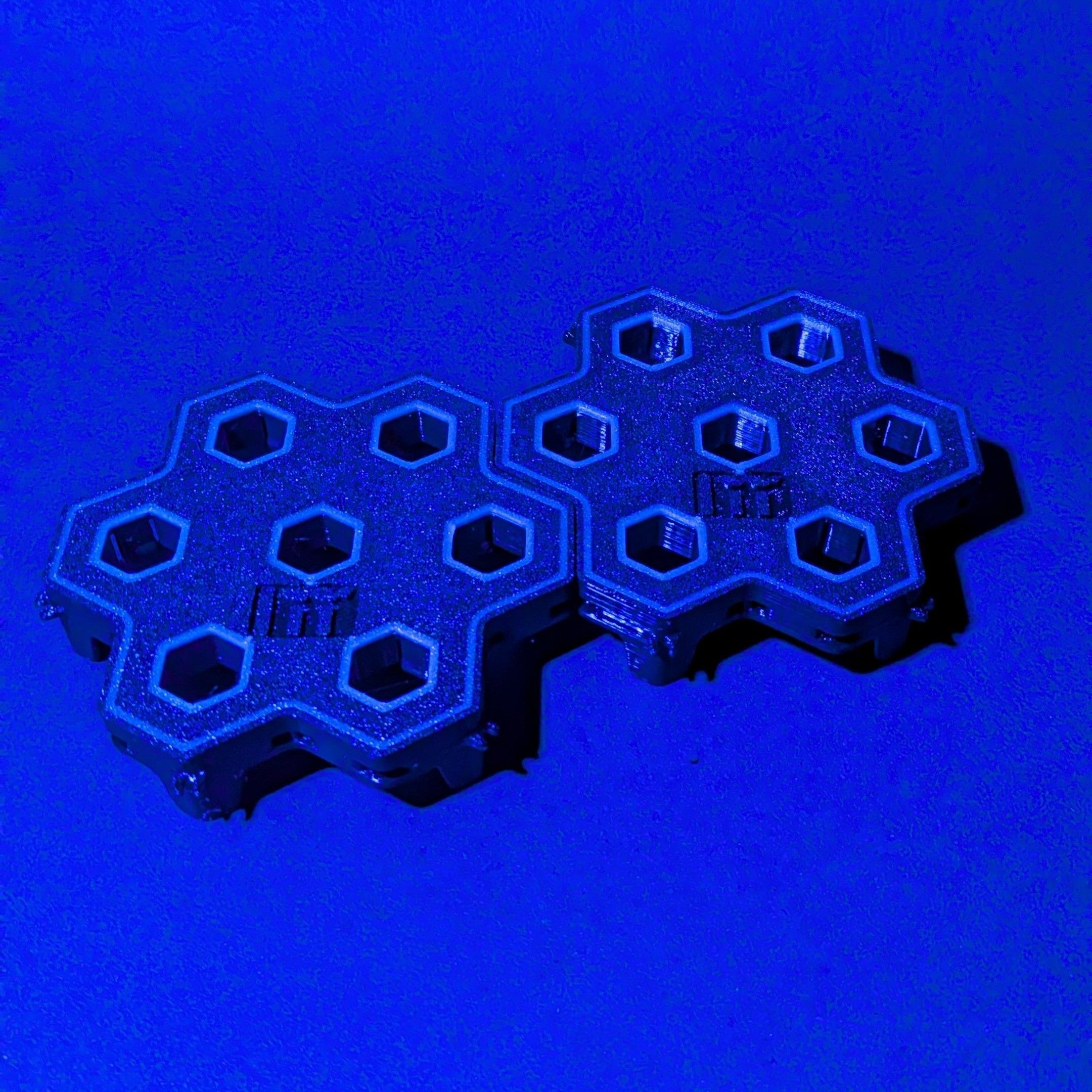 2 Stück 7-fach Reef-Grid, Gitter für Reef-Plugs Pin 13mm
