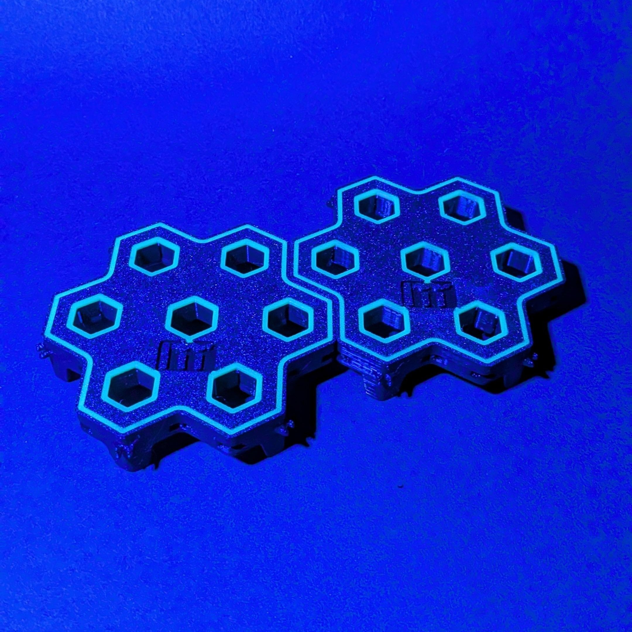 2 Stück 7-fach Reef-Grid, Gitter für Reef-Plugs Pin 13mm