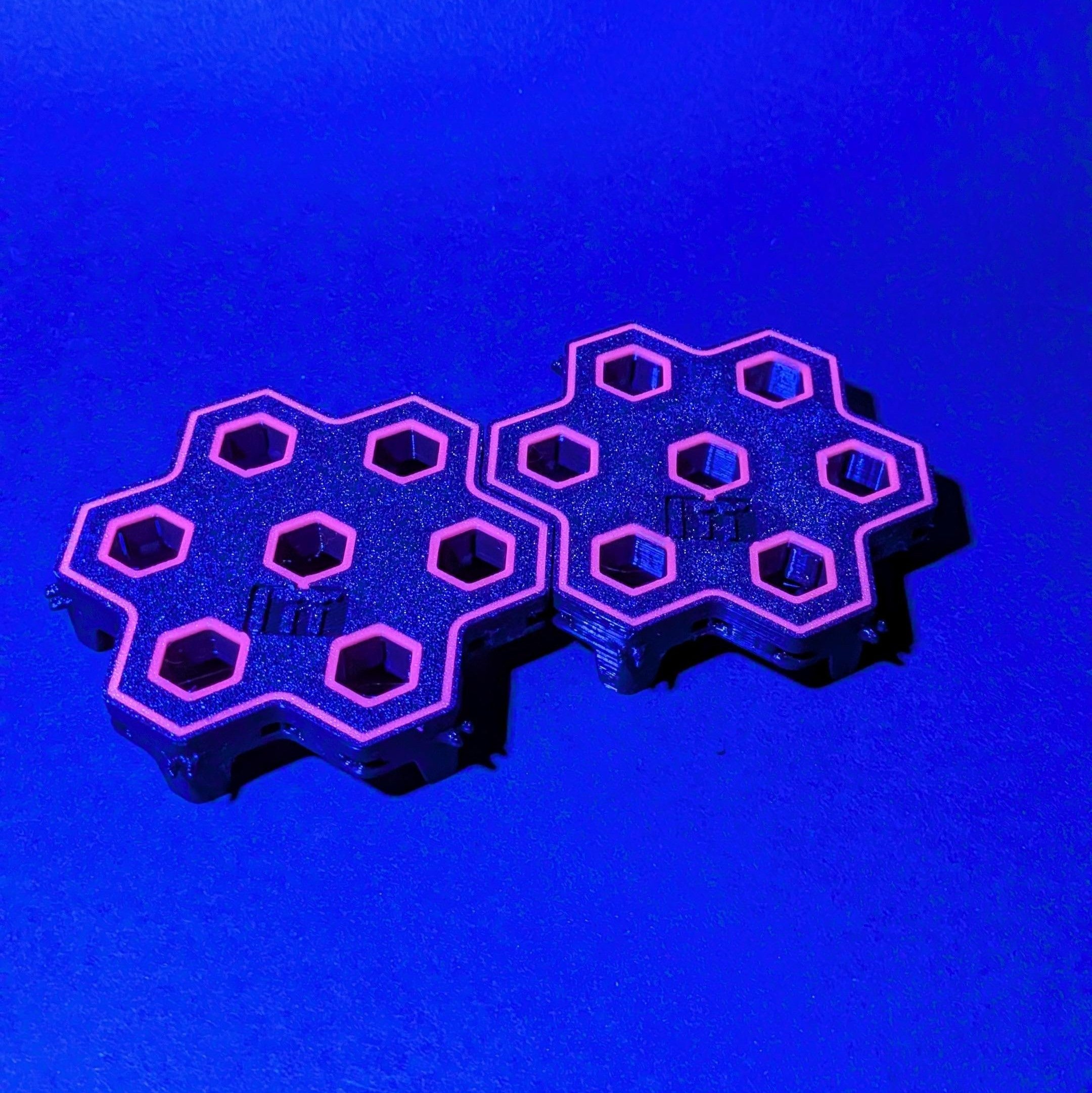 2 Stück 7-fach Reef-Grid, Gitter für Reef-Plugs Pin 13mm