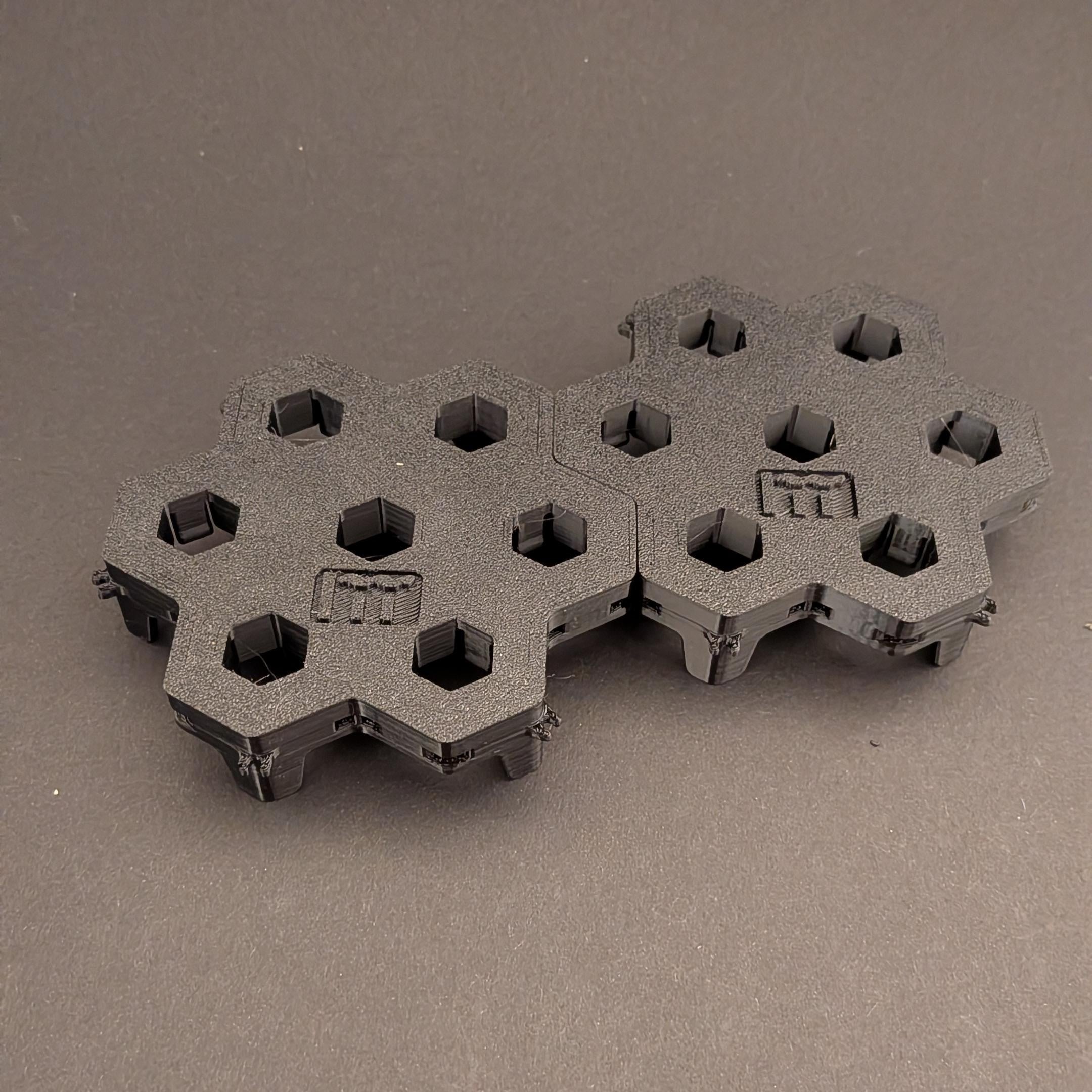 2 Stück 7-fach Reef-Grid, Gitter für Reef-Plugs Pin 13mm