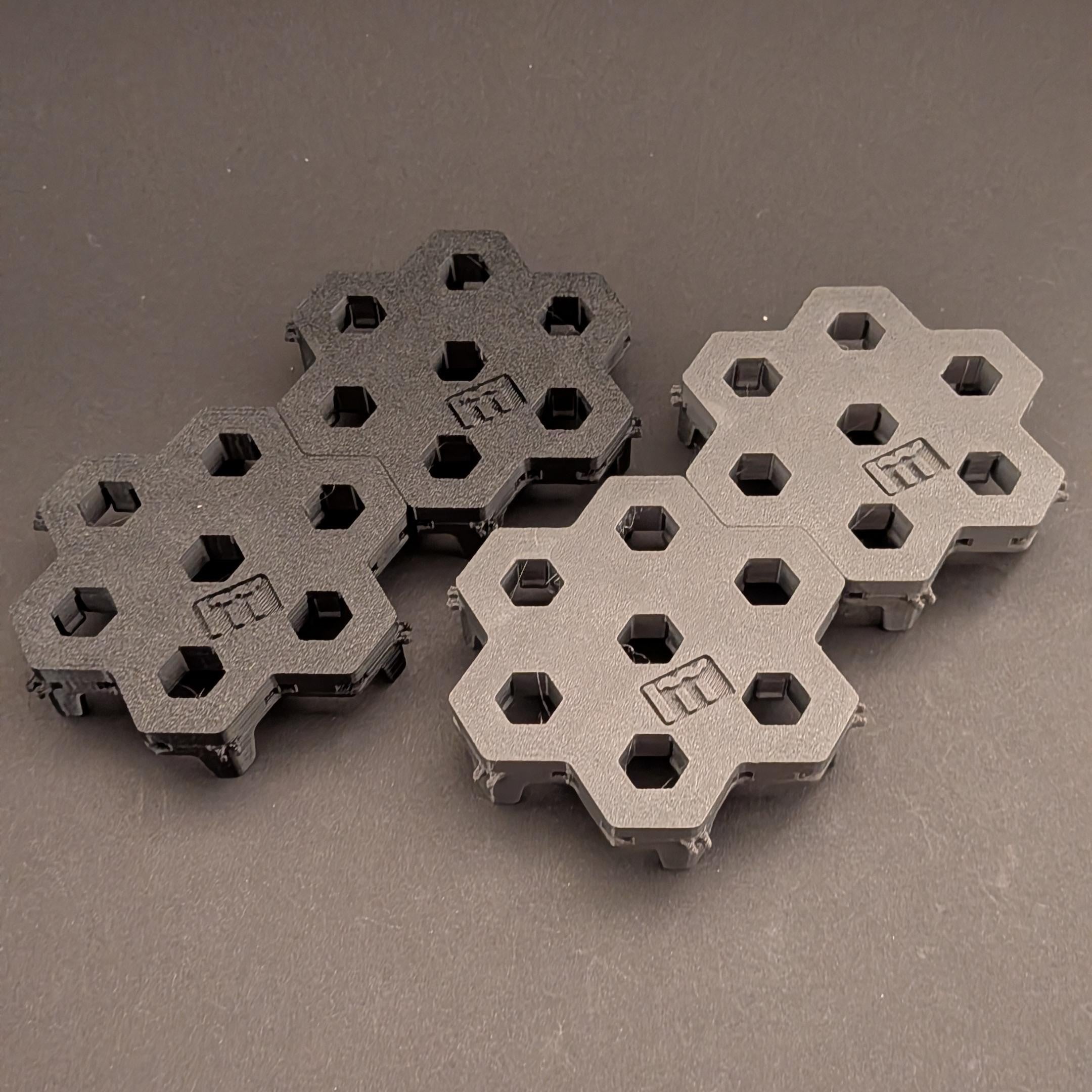 2 Stück 7-fach Reef-Grid, Gitter für Reef-Plugs Pin 13mm