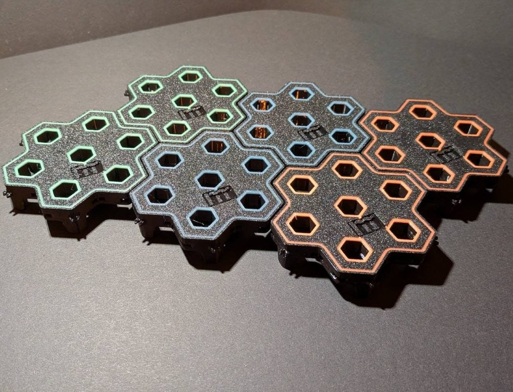 2 Stück 7-fach Reef-Grid, Gitter für Reef-Plugs Pin 13mm