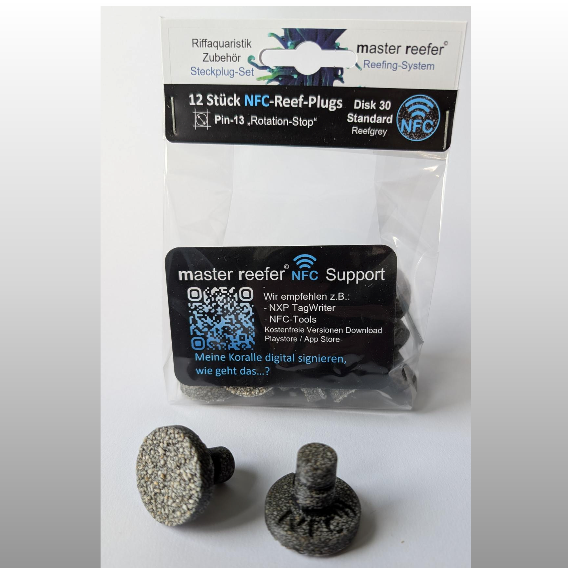 NFC-Reef-Plugs 30mm // Pin 13