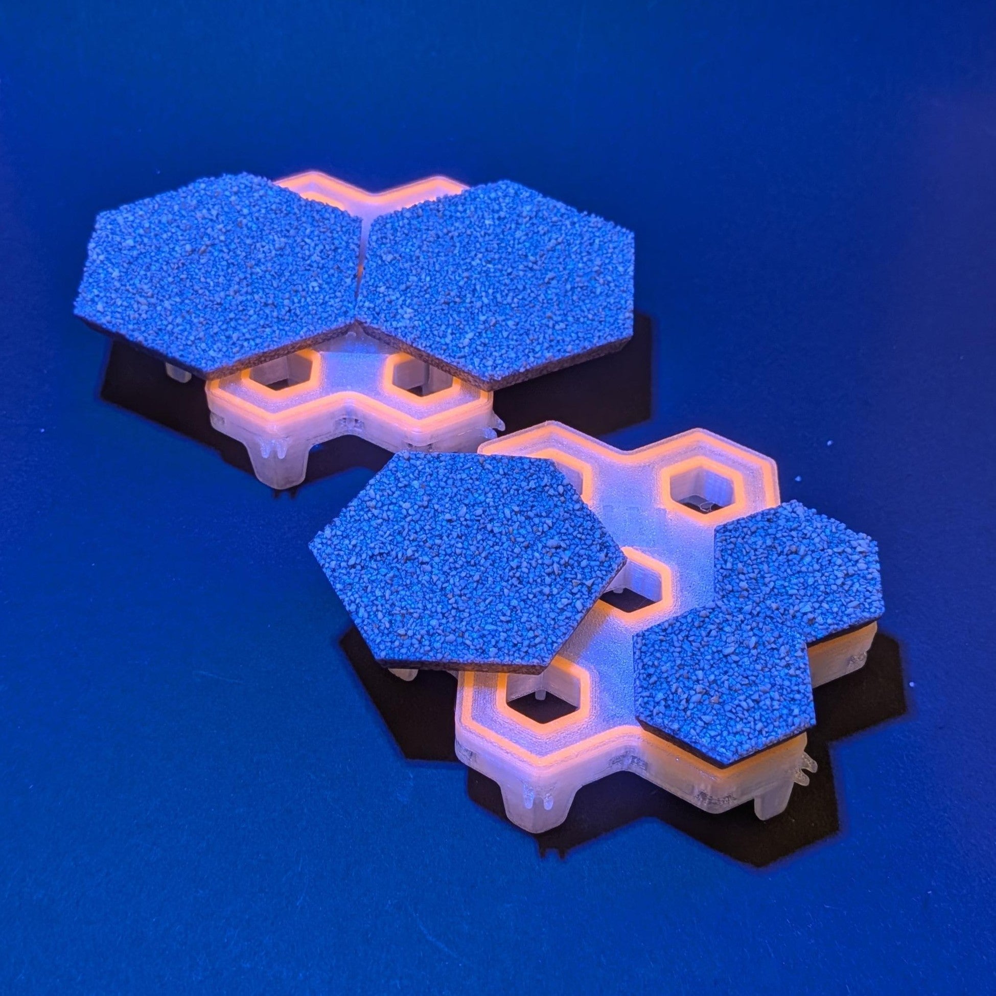 2 Stück 7-fach Reef-Grid, Gitter für Reef-Plugs Pin 13mm